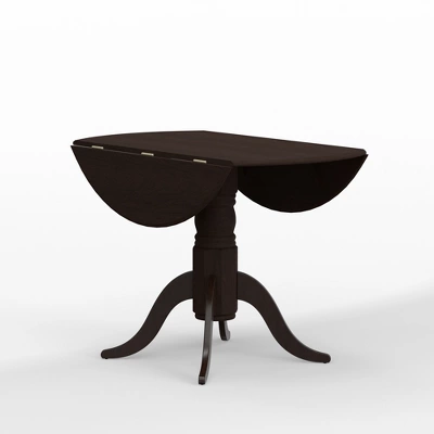 Glenwillow Home 42" Round Double Drop-Leaf Dining Table + Double X-Back Dining Chairs Dining Set - Image 5