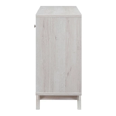 Abrama 2 Drawer Buffet White Oak - HOMES: Inside + Out - Image 4