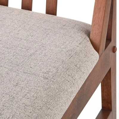 Set Of 2 Trita Dining Chairs Walnut - Lifestorey - Image 3