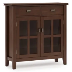 Stratford Entryway Storage Cabinet Russet Brown - WyndenHall