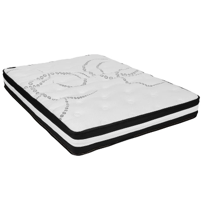 Emma And Oliver Full 10" Mattress & Gel Memory Foam Topper Bundle Set - Image 2