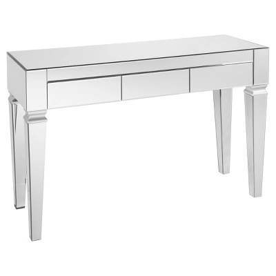 Darla Contemporary Mirrored Console Table - Aiden Lane - Image 4