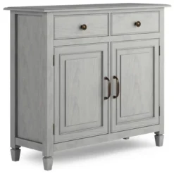 Hampshire Entryway Storage Cabinet Fog Gray - WyndenHall