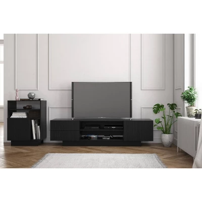 Galleri TV Stand For TVs Up To 80" Black - Nexera - Image 3