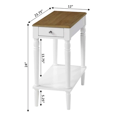 French Country No Tools Chairside Table - Breighton Home - Image 7