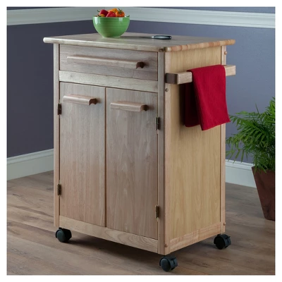 Hackett Kitchen Cart Natural - Winsome - Image 8