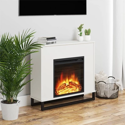 Faris Fireplace Mantel White - Room & Joy - Image 2