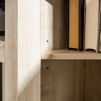 Glass Door Electric Fireplace Corner TV Stand For TVs Up To 50" - Saracina Home - Image 6