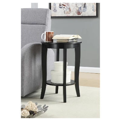 American Heritage Round End Table - Convenience Concepts - Image 2