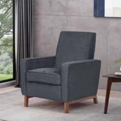 Helmville Contemporary Upholstered Club Chair - Christopher Knight Home