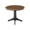 Madeline Round Top Pedestal Table Hickory Brown - International Concepts