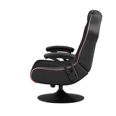 CXR3 Neo Fiber LED Audio Pedestal Gaming Chair With Subwoofer Black - X Rocker - Image 4