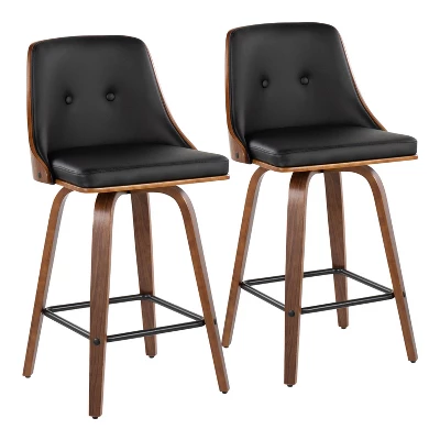 Set Of 2 Gianna Upholstered Counter Height Barstools - Lumisource - Image 14