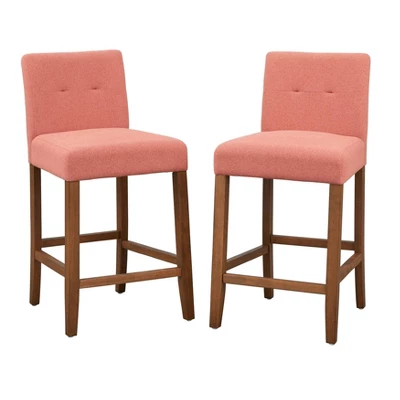 24" Set Of 2 Crawford Counter Height Barstools - Buylateral - Image 7