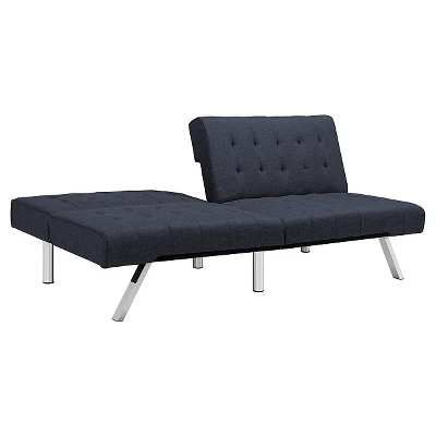 Eve Velvet Upholstered Convertible Futon - Room & Joy - Image 2