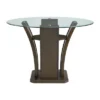 Simms Round Counter Height Dining Table Walnut - Picket House Furnishings