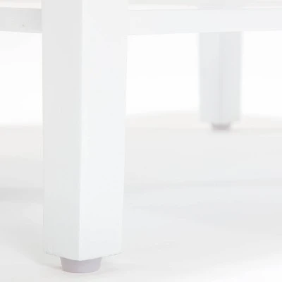 Hampton Side Table With Drawer White - Finch - Image 4
