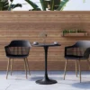 Kurv Bistro Table Black - Jamesdar