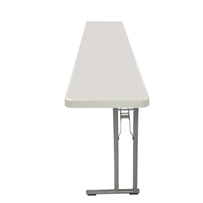 18"x72" Heavy Duty Seminar Folding Banquet Table Speckled Gray - Hampden Furnishings - Image 2