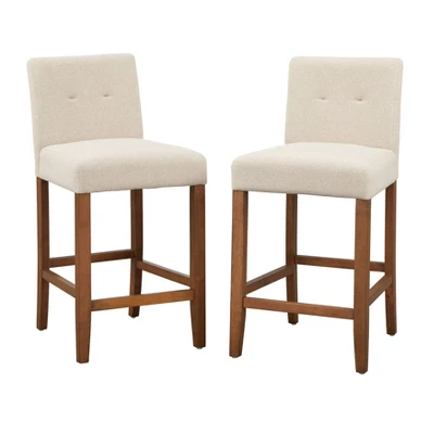 24" Set Of 2 Crawford Counter Height Barstools - Buylateral - Image 8