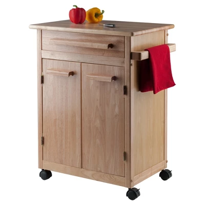 Hackett Kitchen Cart Natural - Winsome - Image 7