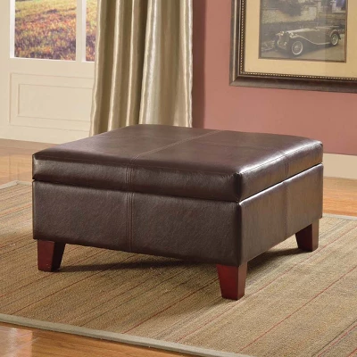 Luxury Large Square Storage Ottoman - HomePop - Image 7