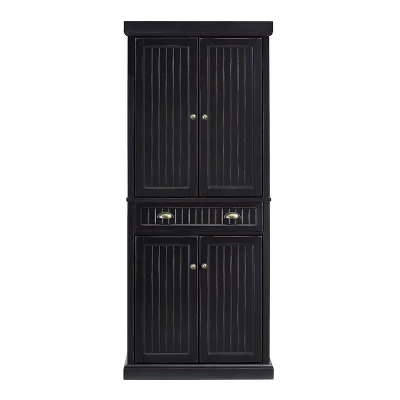 Seaside Kitchen Pantry Distressed Black - Crosley - Image 6