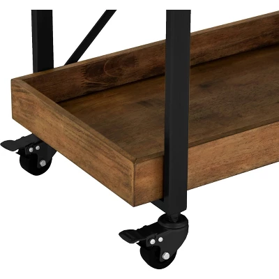 Riley 3-Tier Bar Cart - Adore Décor - Image 4