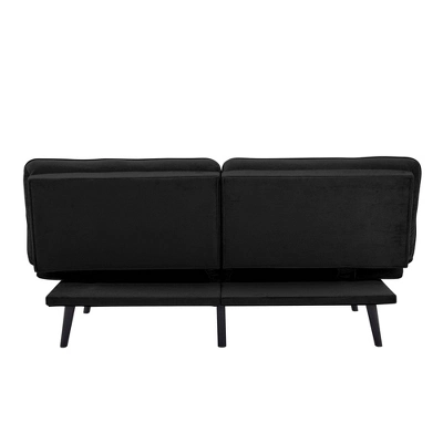 Finley Convertible Futon Sofa Bed Black - Serta - Image 2
