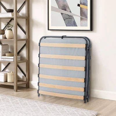 Twin Fensby Folding Bed Gray - Linon - Image 7