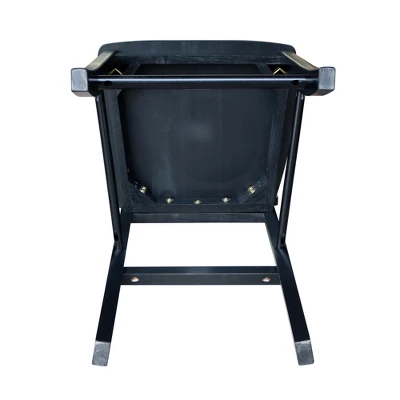 24" Martha X Back Counter Height Barstool - International Concepts - Image 8