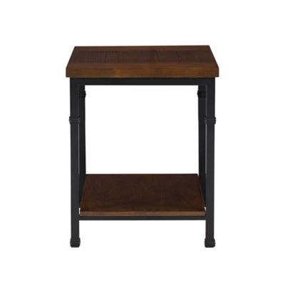 Austin End Table Brown - Linon - Image 2