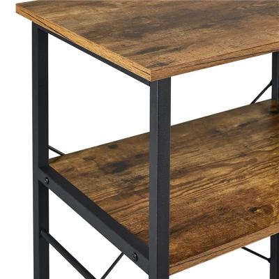 Yaheetech Kitchen Storage Rack With Basket/Hooks/Storage - Image 5