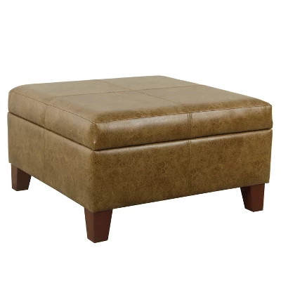 Luxury Large Square Storage Ottoman - HomePop - Image 16