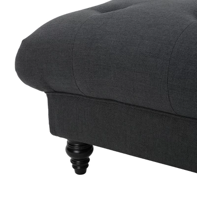 Bordeaux Fabric Ottoman - Christopher Knight Home - Image 2