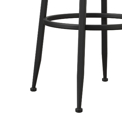 Larimore Metal Bar Height Stool Black - Hillsdale Furniture - Image 8