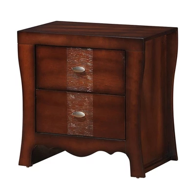 Aria 2-Drawer Nightstand Espresso - Picket House Furnishings