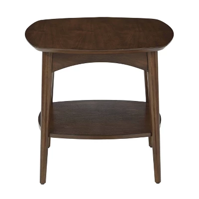 Copenhagen Accent Table Walnut - OSP Home Furnishings - Image 2