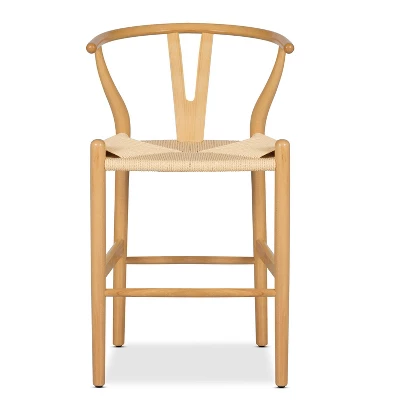 Jameson Weave Counter Height Barstool - Poly & Bark - Image 8