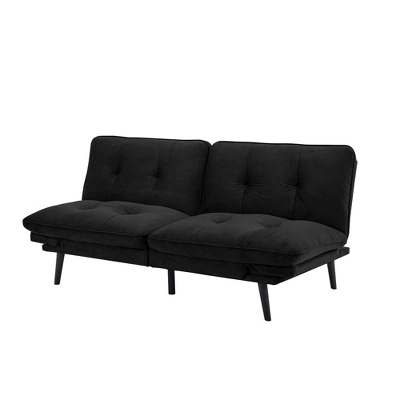 Finley Convertible Futon Sofa Bed Black - Serta - Image 4