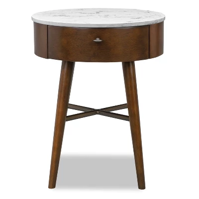 Wayne Side Table Walnut - Poly & Bark - Image 2