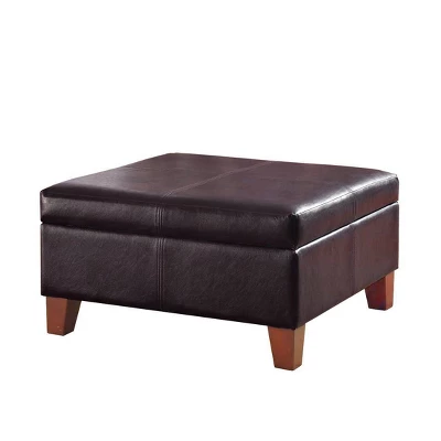 Luxury Large Square Storage Ottoman - HomePop - Image 9