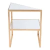 Parsons Side Table Mirror/Gold - ZM Home