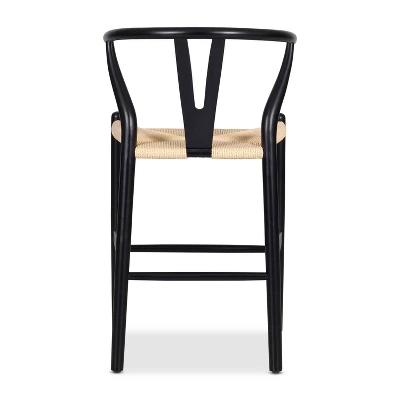 Jameson Weave Counter Height Barstool - Poly & Bark - Image 4