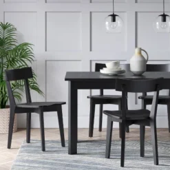 Bombelli Modern Extendable Dining Table Black - Threshold™