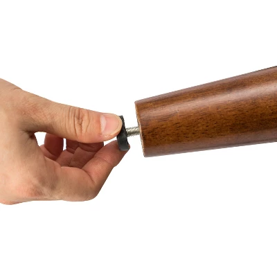 Set Of 2 Bonita Transitional Vegan Leather Armchair With Removable Seat Cushion And Nailhead Trims | ARTFUL LIVING DESIGN - Image 9