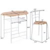 Costway 3 Piece Dining Set Table 2 Chairs Home Kitchen Breakfast Furniture