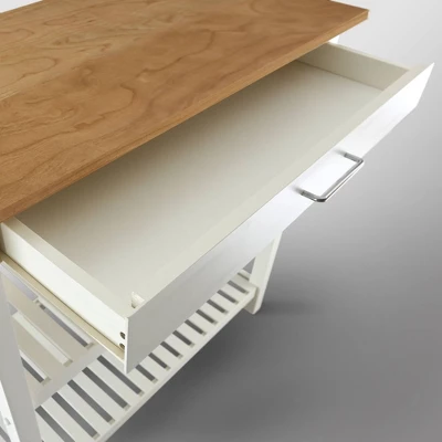 Kitchen Island With Two Shelves - Flora Home - Image 9