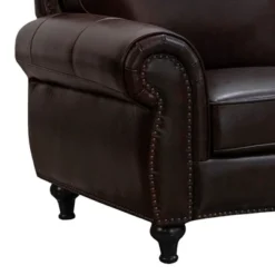 Hobson Leather Armchair - Abbyson Living
