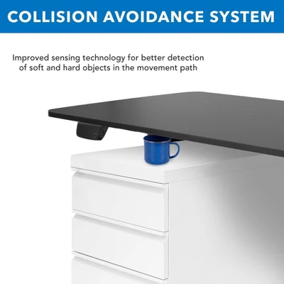Mount-It! Dual Motor Electric Standing Desk Frame - Black - Image 6